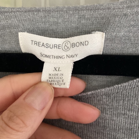 Treasure & Bond Something Navy shirt - Picture 4 of 4